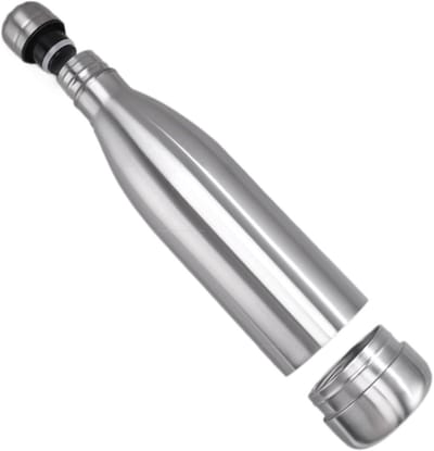 Verborgen Kluis Waterfles - Geldkist Stash Spot - Waardevolle Spullen Opslaan - Geheim Compartiment Bodem - 450ML Capaciteit - One Color