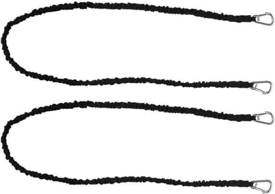 Zeer Sterke Bungee Koord met Haken - 2 Stuks - 72 Inch - Zwart - Voor Boot en Opslag