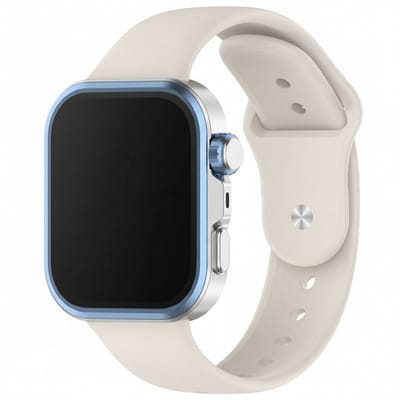 Siliconen bandje - geschikt voor Huawei Watch Fit 5 (PRO), Watch Fit 4 (Pro), Watch Fit 3 - druksluiting - starlight