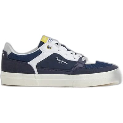 Pepe Jeans Kenton Master Mesh Chaussures de Sport Basses pour Homme Bleu Marine 41 Awe