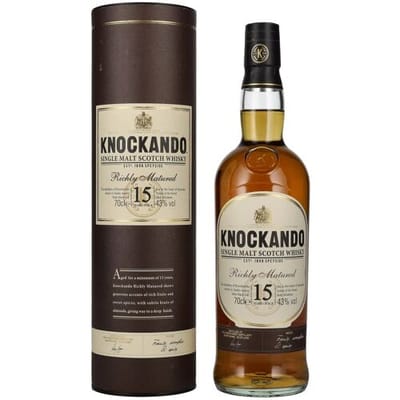 Knockando Whisky Knockando 15 Years Old Richly Matured 43% Vol. 0,7l in geschenkverpakking