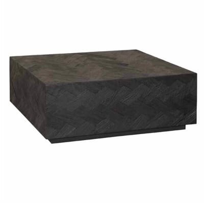 Tower Living Salontafel Ziano Visgraat 80x80 cm - zwart