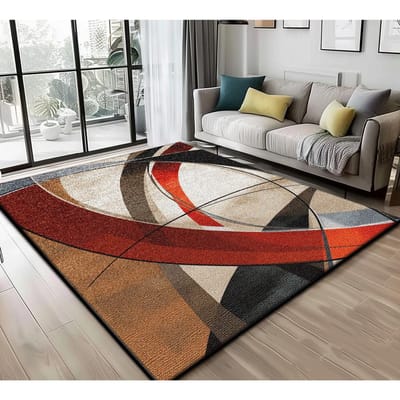 Noords Abstract Tapijt voor Grote Woonkamer Decoratie Huis Gemakkelijk Schoon te Maken Pluche Kleden Garderobe Slaapkamer Zachte Antislip Vloermat 80*120cm