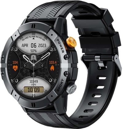 CUBOT C29 Smartwatch - Hartslag, Bloedzuurstof, Slaap Monitoring Smartwatch - 120+ Sportmodi - Muziekspeler - 410 mAh Batterij - Unisex Fitnesshorloge Smartwatch - Android iOS - Zwart