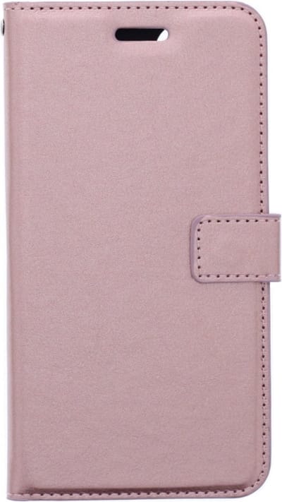 LuxeBass Hoesje geschikt voor iPhone 12 Pro - Bookcase Rose Goud- portemonnee hoesje - telefoonhoes - gsm hoes - telefoonhoesjes