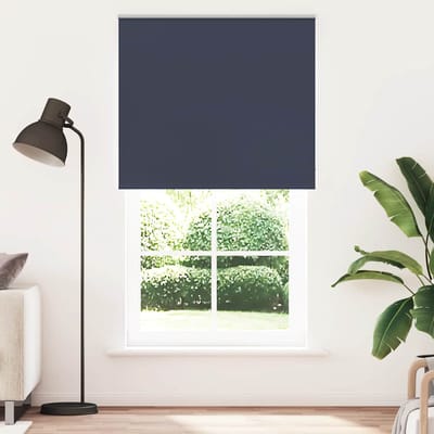 vidaXL - Rolgordijn - verduisterend - 120x210 - cm - stofbreedte - 116,6 - cm - blauw