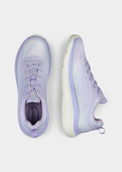 Sneakers met verwisselbaar voetbed - paars - Gr. 38 van Goldner Fashion