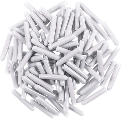 Dailygoods- Vaatwasserrekdoppen 100 stuks - Siliconen Beschermingspinnen - Antislip Tips - Vaatwasserrek Caps - 3,2 mm Binnendiameter - Duurzaam Materiaal - Vaatwasserbeschermdoppen