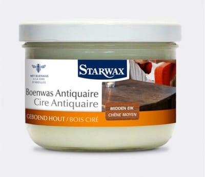 Boenwas Vast 375gr Midden Eik Starwax 40009