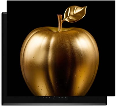 KitchenArt - Eve's Edition - Inductie Beschermer - 52x35 cm - Kookplaat Beschermer - Luxe Afdekplaat Inductieplaat - Anti-slip & Oprolbaar - Beschermmat Inductiekookplaat