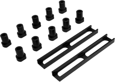 Dailygoods- Werkbankhond 10 Stuks - Aluminium Legering - Antislip Ontwerp - Precisie Positionering - Anodized Afwerking - Geschikt voor Houtbewerking - Werkbankhonden