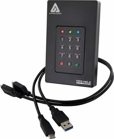 Apricorn Aegis Fortress FIPS Level 3 - Externe HDD - 500GB