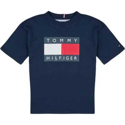 Tommy Hilfiger  T-shirt Korte Mouw HERITAGE PRINTED FLAG T-SHIRT