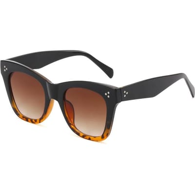 Nieuwe Mode Europa en De Verenigde Staten Grensoverschrijdende Catwalk Grote Montuur Zonnebrillen Vrouwelijke Persoonlijkheid Dragen Trendy Zonnebrillen Mannelijk. black