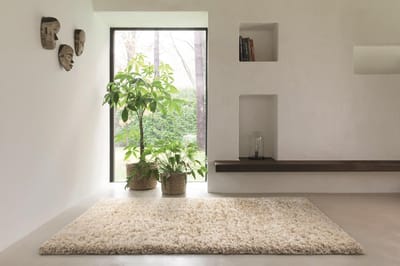 OSTA Rhapsody – Vloerkleed – Tapijt – geweven – wol – eco – duurzaam - hoogpolig - modern - Beige – 120x170