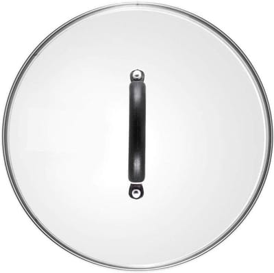 Vervangend Deksel - Glazen Pan Deksel - Koken en Bakken - Met Stoomopening - 26 cm - Wit