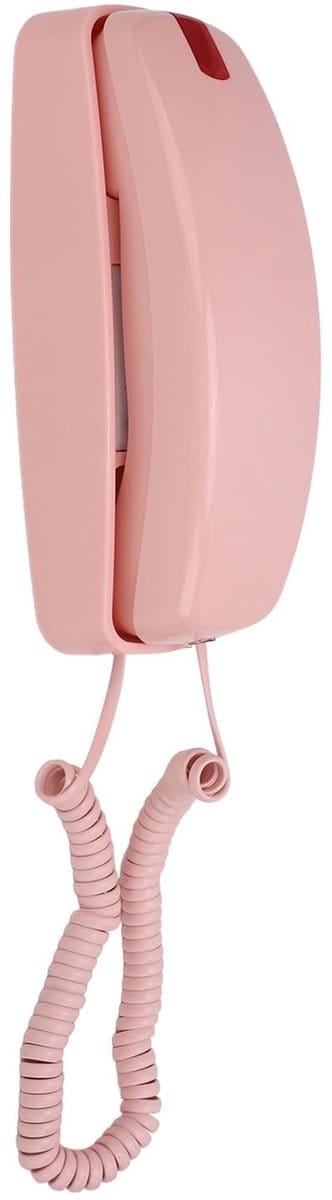 Dailygoods- Wandtelefoon Retro - Snoergebonden Telefoon - Wandmontage - Lichtgewicht - Grote Knoppen - Instelbaar Belvolume - Vaste Telefoon