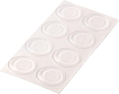 Zelfklevende Rubberen Stootdoppen Transparant Ronde Beschermstrips 8 stuks