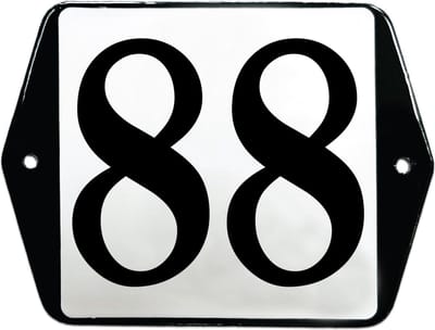 Emaille huisummer model oor - 88