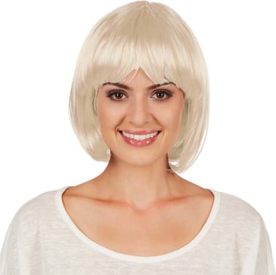 dressforfun - Bob blond - verkleedkleding kostuum halloween verkleden feestkleding carnavalskleding carnaval feestkledij partykleding - 303648