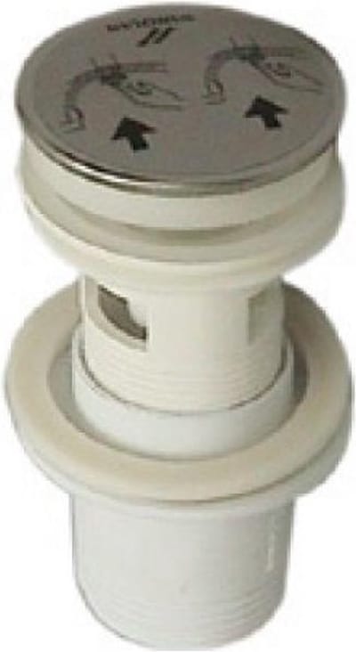 Plieger Afvoerplug 5/4M met overloop, doorsnede Ã˜65 Click-Clac