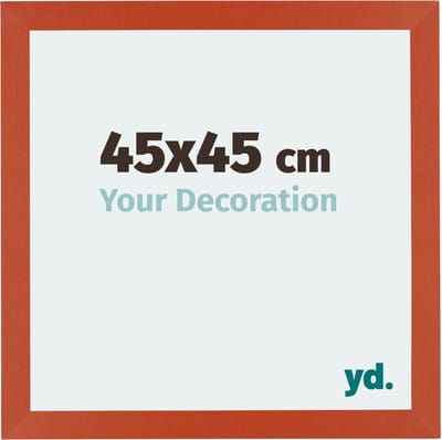 Your Decoration - Fotolijst 45x45 cm - MDF - Oranje - Mura