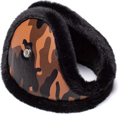 Nivard Oorwarmers - Oorverwarmers - Earmuffs - Ear Warmers - Dames - Heren - Volwassenen - Winter - Unisex - Camo Bruin