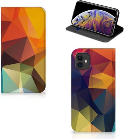 Apple iPhone 11 Stand Case Polygon Color