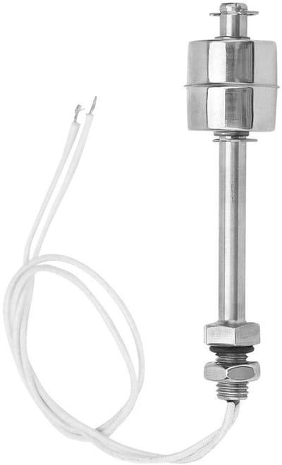 Stainless Steel Vlotter Schakelaar voor Waterniveau, 0~220V, Ideaal voor Zwembaden en Reservoirs, 100mm