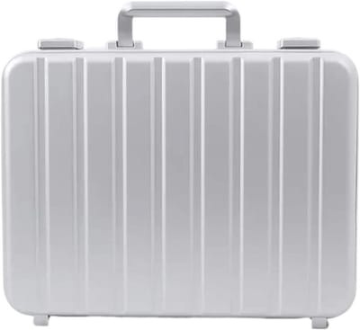 Aluminium Aktetas - Documentenkoffer Laptopkoffer - Zakelijk Vervoer - Hardshell Bescherming - 16 inch - Zwart