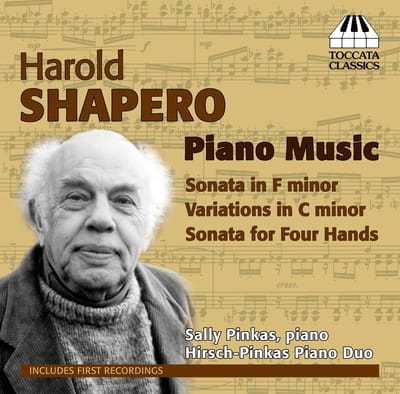 Sally Pinkas & Hirsch-Pinkas - Harold Shapero: Piano Music (CD)