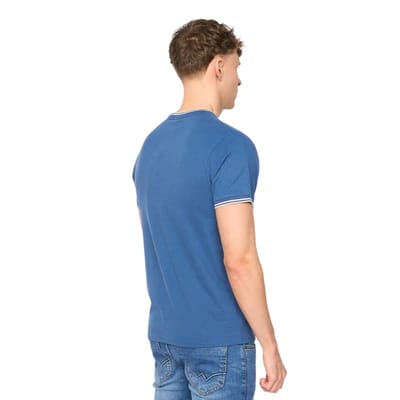 Duck and Cover Heren Wrentham Katoenen T-Shirt (Blauw)
