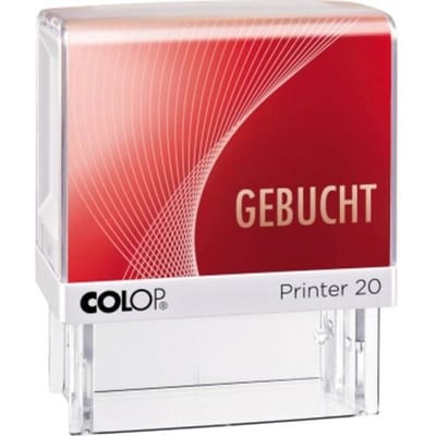 Colop 100672 Tekststempel Rood 38 x 14 mm (bxh)