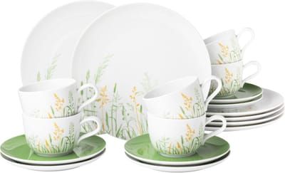 Seltmann Weiden Liberty Meadow Grasses Green Koffieservies 18-delig