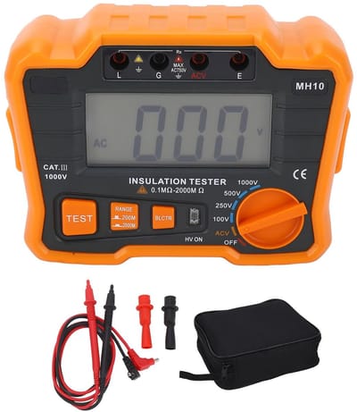 Digitale Megohmmeter - Isolatietester Weerstandsmeter - Stroomcircuit Meting - LCD Scherm 1999 Telt - ACV 1-750V