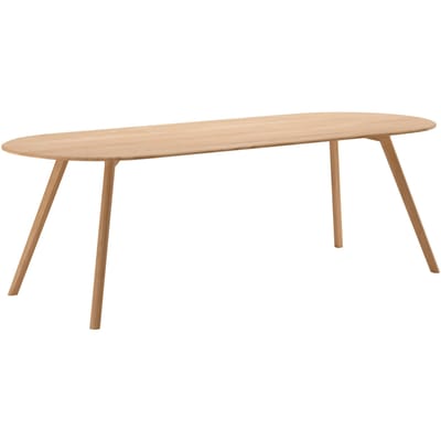 Objekte unserer Tage MEYER tafel afgerond - eiken gewaxt - XLarge (240 x 92 cm)