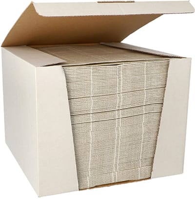 1x 100 Servetten ROYAL Collection 1/4 vouw 40 cm x 40 cm zand Kitchen Craft