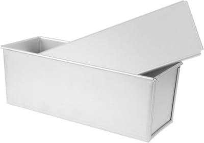 Broodvorm Met Deksel - Sandwichpan Bakvorm - Zelf Brood Bakken - Gelijkmatige Hitteverdeling - Niet Gespecificeerd - Zilver