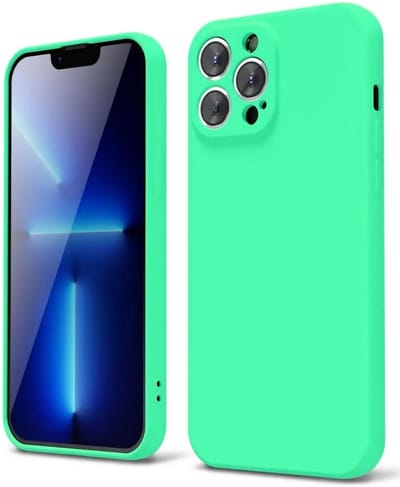 Hoesje met Camera Bescherming Geschikt voor Apple iPhone 13 Pro Max | Back Cover | Dun | Flexibel TPU | Blauw