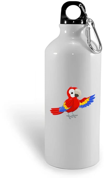 Hacebo® - Papegaaien waterfles - Papegaai - Dieren liefhebbers - Vogels - jungle - water fles - 400ML
