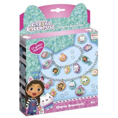 Gabby’s Poppenhuis Totum 2 bedel armbandjes maken - Gabby’s Dollhouse knutselset sieraden vriendschapsarmbanden knutselen cadeau meisjes vanaf 3 jaar
