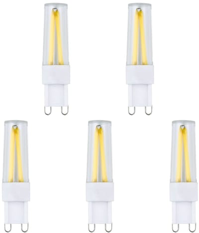 SPL G9 LED Lamp 2.5W Dimbaar - Warm Wit - 200lm - LED Filament T16 Buislamp - 5 Stuks - 2700K - 230 Volt