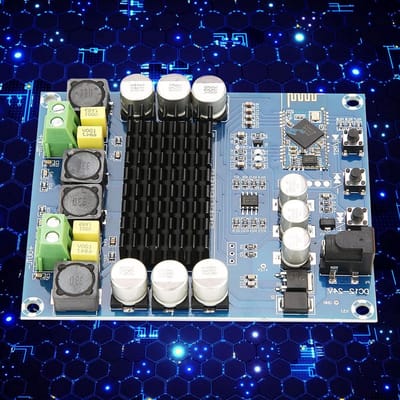 Versterker Board - Audio Versterker - Muziek Afspelen - Hoge Efficiëntie - 10 x 8 x 2 cm - Niet gespecificeerd