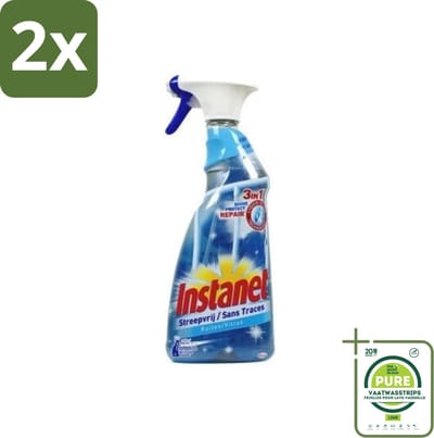 Instanet - Ruitenreiniger - Streepvrij - 3in1 Spray - 725 ml - Voordeelverpakking - 2 stuks - Ruitenreiniger - Streepvrije ramen