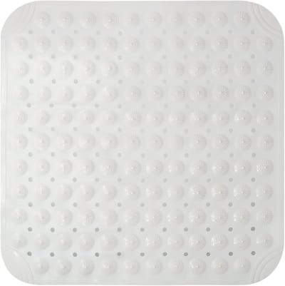 Douchemat antislip met zuignappen BPA-vrij voor badkuip en badkamer 48 x 48 cm
