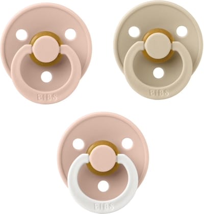 Bibs fopspeen 0-6 maand set 3 stuks Blush,Vanilla en Glow Blush maat 1