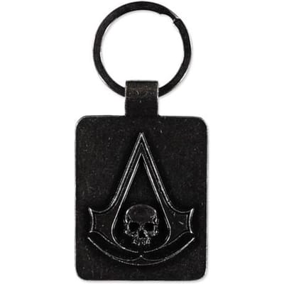 Assassin's Creed - Assassin's Creed Black Flag Silver Ingot Sleutelhanger - Zilverkleurig/Zwart