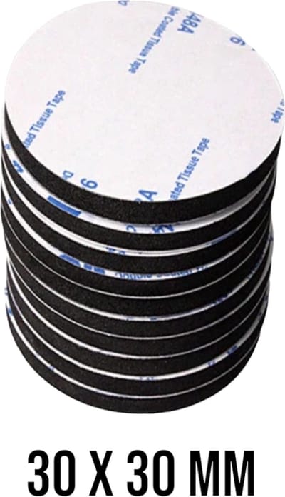Hiden - Dubbelzijdige Zelfklevende Tape - Montage - Hobby & Knutselen - Foampad - Cirkel - 5 stuks