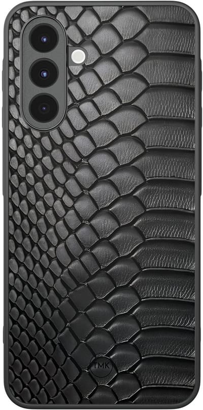 Hoesje geschikt voor Samsung Galaxy A16 - Black snake - Zwart - TPU case - Slangenprint - Hardcase zwart telefoonhoesje