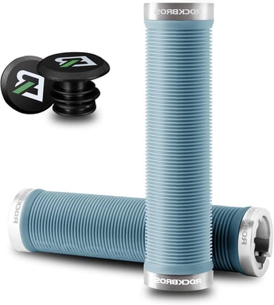 Fietsgrepen Dubbel Slot - Handvatten Stuur - Comfortabel Fietsen - Antislip Textuur - 22.2 mm Binnendiameter - Blauw